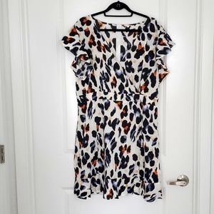 Printed mini dress